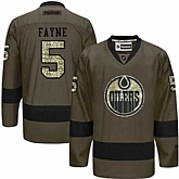Glued Edmonton Oilers #5 Mark Fayne Green Salute to Service NHL Jersey,baseball caps,new era cap wholesale,wholesale hats